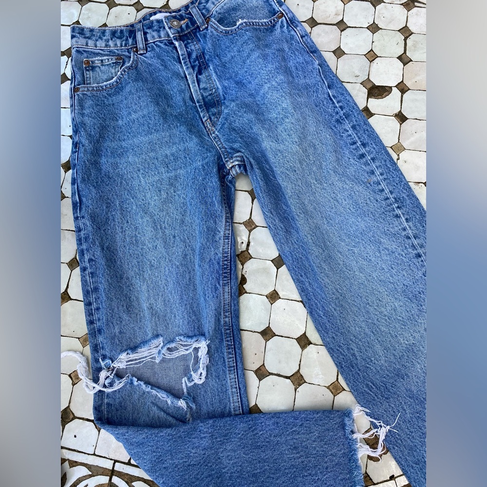 Zara Light Blue Denim Jeans